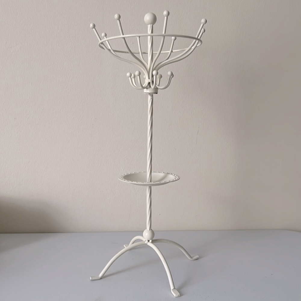 Shabby Chic Carousel Jewelry Organizer in Cream
